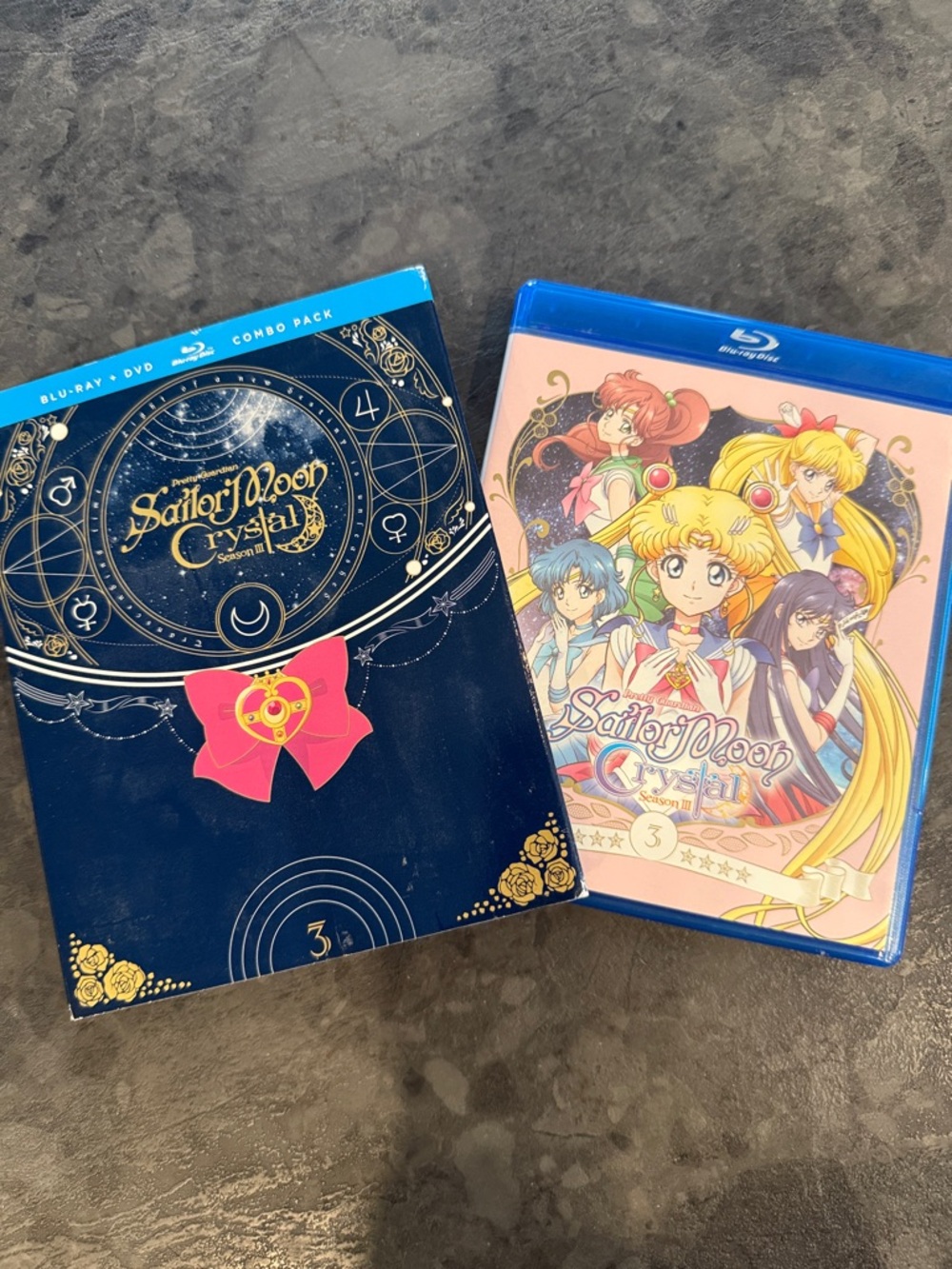 Sailor Moon Crystal Season 3 Blu-ray/DVD Combo Pack - Navy & Pink